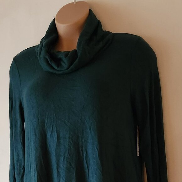 Apt. 9 Dresses & Skirts - Apt. 9 sweater dress sz XL forest green cowl neck NWT